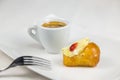 Neapolitan babÃÂ  and coffee